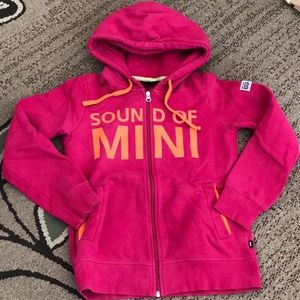 SOUND OF MINI Full zip Hoodie. Size M
